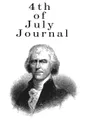4th Of July Journal. Writing Prompt Journal For Adults About Fourth of July and the American Flag Fireworks, USA History, Thomas Jefferson,  Independence Day Holiday, Founding Father - Task & Prompts Lined Notebook Diary To Write In - Juliette Jefferson
