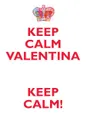 KEEP CALM VALENTINA! AFFIRMATIONS WORKBOOK Positive Affirmations Workbook Includes. Mentoring Questions, Guidance, Supporting You - Affirmations World