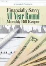 Financially Savvy All Year Round Monthly Bill Keeper - @Journals Notebooks