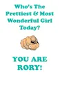 RORY is The Prettiest Affirmations Workbook Positive Affirmations Workbook Includes. Mentoring Questions, Guidance, Supporting You - Affirmations World