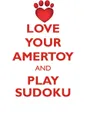LOVE YOUR AMERTOY AND PLAY SUDOKU AMERICAN TOY (FOX) TERRIER SUDOKU LEVEL 1 of 15 - Loving Puzzles