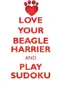LOVE YOUR BEAGLE HARRIER AND PLAY SUDOKU BEAGLE HARRIER SUDOKU LEVEL 1 of 15 - Loving Puzzles
