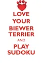LOVE YOUR BIEWER TERRIER AND PLAY SUDOKU BIEWER YORKSHIRE TERRIER SUDOKU LEVEL 1 of 15 - Loving Puzzles