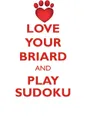 LOVE YOUR BRIARD AND PLAY SUDOKU BRIARD SUDOKU LEVEL 1 of 15 - Loving Puzzles
