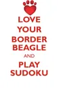 LOVE YOUR BORDER BEAGLE AND PLAY SUDOKU BORDER BEAGLE SUDOKU LEVEL 1 of 15 - Loving Puzzles
