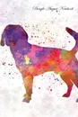 Beagle August Notebook  Beagle Record, Log, Diary, Special Memories, To Do List, Academic Notepad, Scrapbook & More - of Breeds Beauty