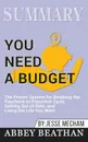 Summary of You Need a Budget. The Proven System for Breaking the Paycheck-to-Paycheck Cycle, Getting Out of Debt, and Living the Life You Want by Jesse Mecham - Abbey Beathan