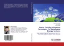 Power Quality Mitigation Techniques For Renewable Energy Systems - Mahmoud Barakat,Said Elmasry and Mohiy Bahgat