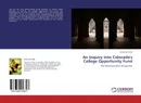 An Inquiry Into Colorado's College Opportunity Fund - Xiao Jean Chen