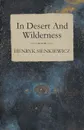 In Desert And Wilderness - Sienkiewicz Henryk