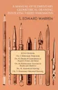A Manual of Elementary Geometrical Drawing Involving Three Dimensions. In Five Divisions, Div. I. Elementary Projections Div. II. Details of Constructions in Masonry Wood, and Metal Div. III. Rudimentary Exercises in Shades and Shadows Div. IV. Is... - S. Edward Warren