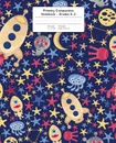 Primary Composition Notebook. Spaceships and Space Aliens . Grades K-2 Kindergarten Writing Journal, Kids Writing Journal - Young Dreamers Press