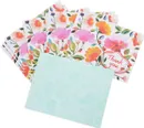 Kim Parker Floral Thank You Glitz Notecards - Parker Kim