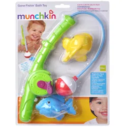 Игровой набор для ванны Munchkin "Веселая рыбалка" привлечет внимание вашего малыша и превратит купание в веселую  ...