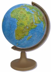 Физический глобус "DMB", изготовленный из высококачественного прочного пластика, показывает географические особенности нашей планеты Земля: горы, леса,  ...