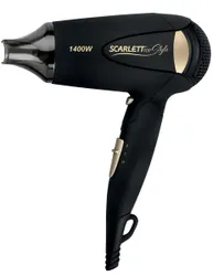 Дорожный фен Scarlett Top Style SC-HD70IT10 со складывающейся ручкой и с функцией ионизации. Технология Advanced Tourmaline  ...