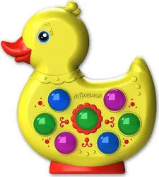 Веселушки – музыкальные игрушки для самых маленьких!;
Яркая уточка привлечёт внимание малышей весёлыми звуками, мигающими огоньками, любимыми  ...