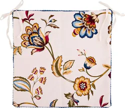 СИДУШКА НА СТУЛ 40Х40СМ, "ВОСТОЧНЫЁ ЦВЕТЫ" Х/Б/П/Э   ...