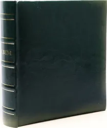 Фотоальбом Fotografia 10x15 см., 200 фото, кн. пер-т, иск-я кожа, FA-EBBM200 - 844, зеленый,   ...