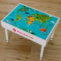 СВЕТОВАЯ ПЕСОЧНИЦА MYPLAYROOM – абсолютный ХИТ! Это:;
1) Домашняя песочница для полезных сенсорных игр с песком и  ...