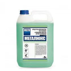 Средство для очистки оргтехники и офисной мебели Мегалюкс 5л (3шт/уп) .Средство для очистки офисного оборудования и  ...