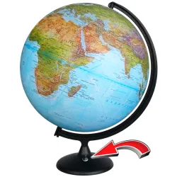 Новые глобусы на батарейках. Подсветка включается удобной кнопкой, расположенной на подставке. Это обезопасит ваших детей и  ...