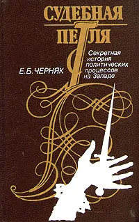 Обложка книги Судебная петля. Секретная история политических процессов на Западе, Черняк Ефим Борисович