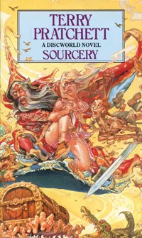 Обложка книги Sourcery, Terry Pratchett