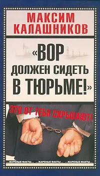 Обложка книги Вор должен сидеть в тюрьме!, Максим Калашников
