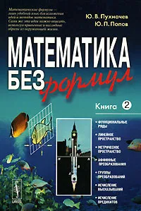 Обложка книги Математика без формул. Книга 2, Ю. В. Пухначев, Ю. П. Попов