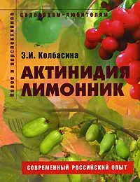 Обложка книги Актинидия, лимонник, Э. И. Колбасина