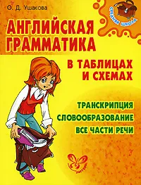 Обложка книги Английская грамматика в таблицах и схемах, О. Д. Ушакова