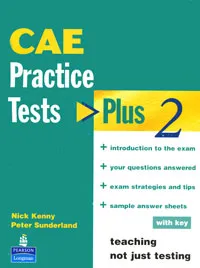 Обложка книги CAE Practice Tests Plus 2, Nick Kenny, Peter Sunderland