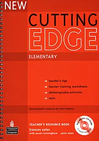 Обложка книги New Cutting Edge: Elementary: Teacher's Resource Book (+ CD-ROM), Jane Comyns Carr, Sarah Cunningham, Peter Moor