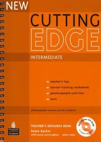 Обложка книги New Cutting Edge Intermediate: Teacher's Book (+ CD-ROM), Helen Barker