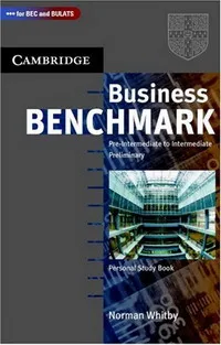 Обложка книги Business Benchmark Pre-Intermediate to Intermediate Personal Study Book, Norman Whitby