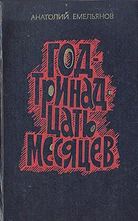 Обложка книги Год - тринадцать месяцев, Анатолий Емельянов