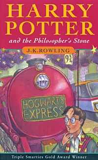 Обложка книги Harry Potter and the Philosopher's Stone, J. K. Rowling