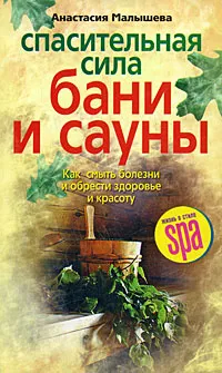 Обложка книги Спасительная сила бани и сауны. Как смыть болезни и обрести здоровье и красоту, Анастасия Малышева