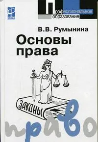 Обложка книги Основы права, В. В. Румынина