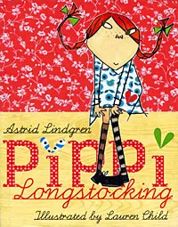 Обложка книги Pippi Longstocking, Astrid Lindgren