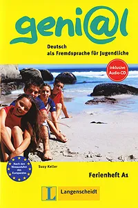 Обложка книги Geni@l: Deutsch als Fremdsprache fur Jugendliche: Ferienheft A1 (+ CD), Susy Keller