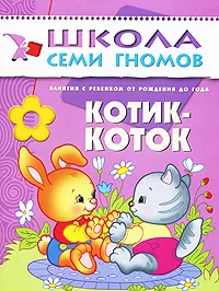 Обложка книги Котик-коток. Занятия с ребенком от рождения до года, Дарья Денисова