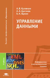 Обложка книги Управление данными, Кузовкин Александр Васильевич, Цыганов Александр Алексеевич