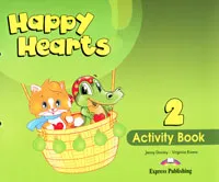 Обложка книги Happy Hearts 2: Activity Book, Jenny Dooley, Virginia Evans