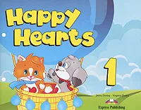 Обложка книги Happy Hearts 1: Pupil's Book (with press outs and stickers), Jenny Dooley, Virginia Evans