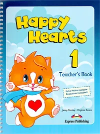 Обложка книги Happy Hearts 1: Teacher's Book, Jenny Dooley, Virginia Evans