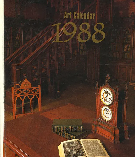 Обложка книги Art Calendar 1988, Августа Побединская, Галина Комелова, Ирина Уханова