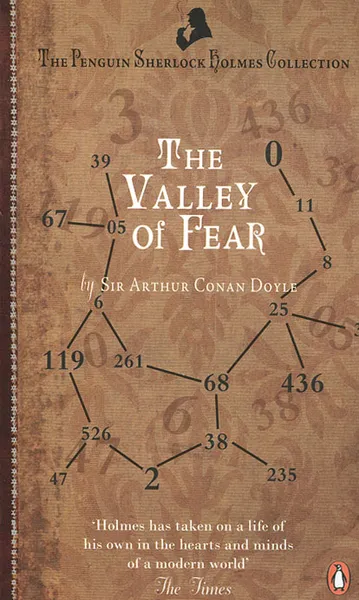 Обложка книги The Valley of Fear, Конан Дойл Артур