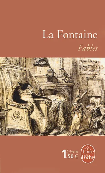 Обложка книги La Fontaine: Fables, де Лафонтен Жан